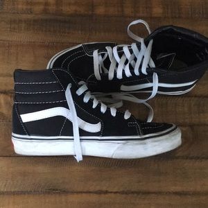Vans sk8-high shoes.  Size women’s 6.5